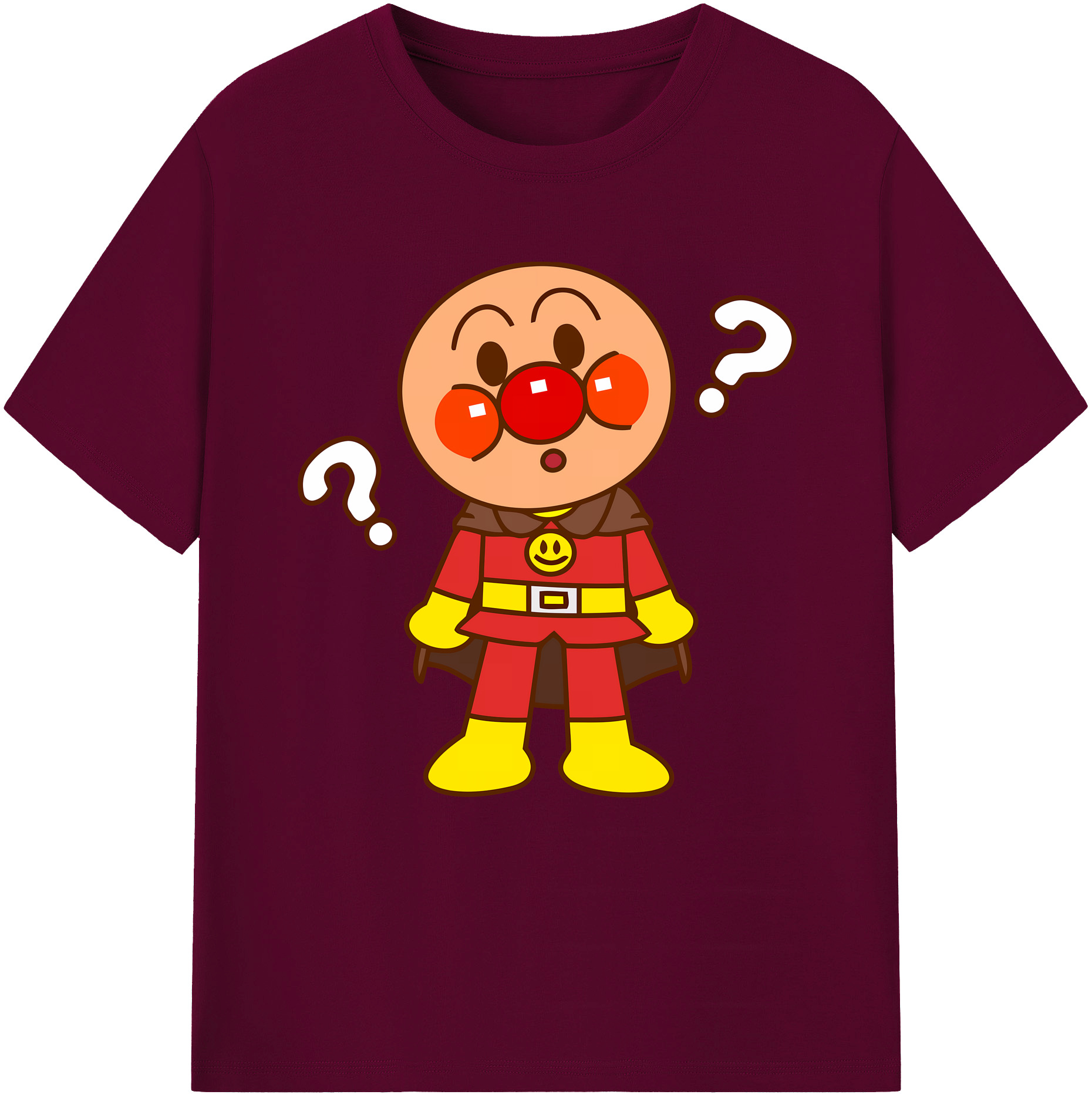 （画像用） アンパンマン Anpanman レディースカジュアルプリントTシャツ（綿100％）